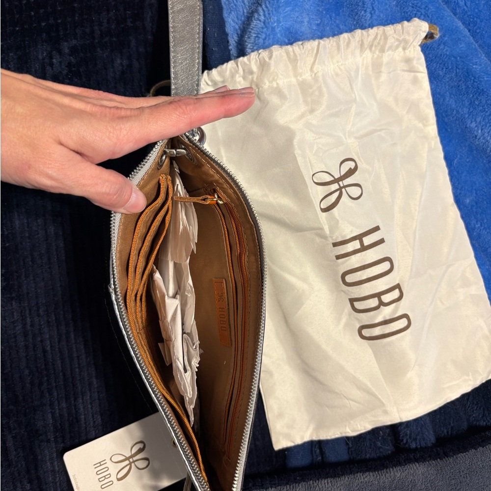 Hobo Black and Silver Star Clutch - Picture 3 of 3